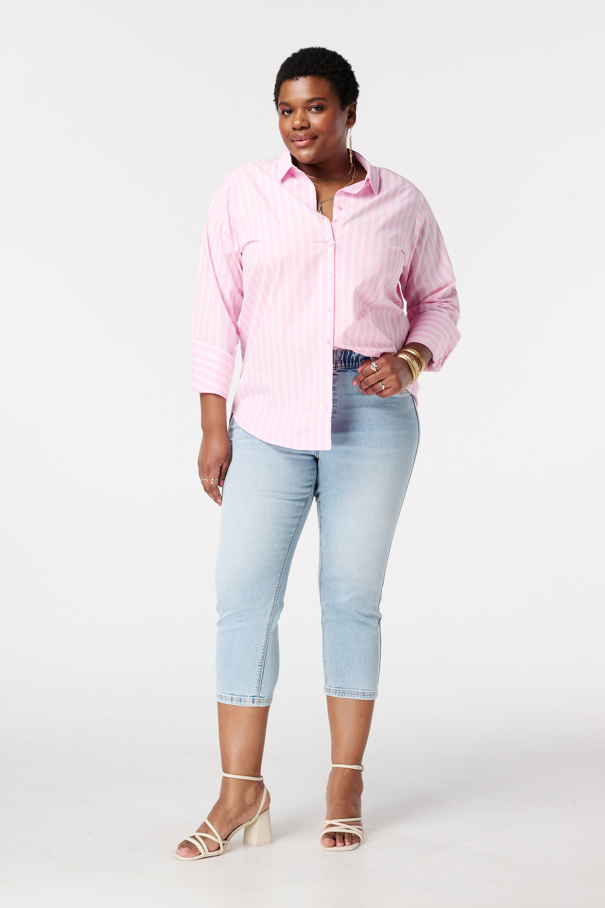 Treggings con aspecto denim