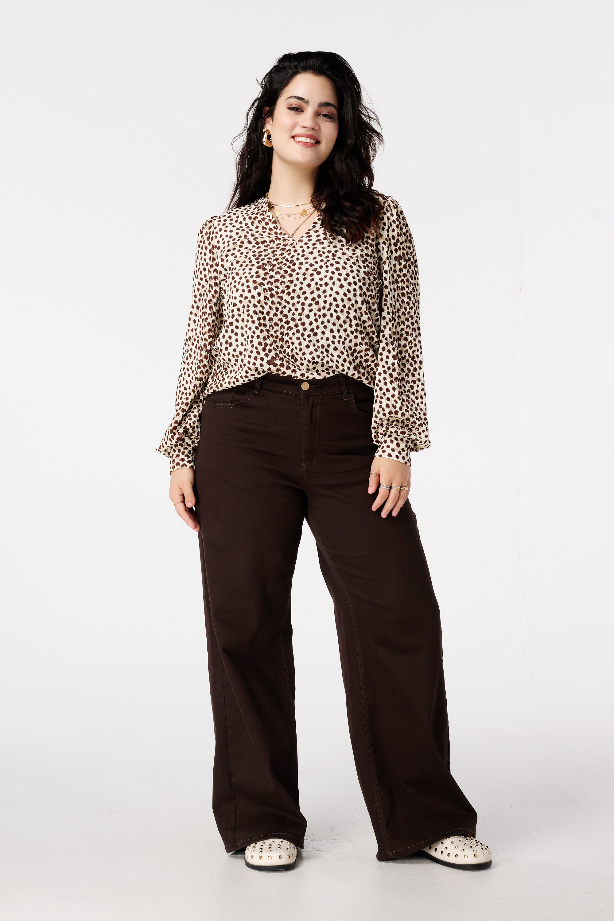 Top con estampado delicado image number 5