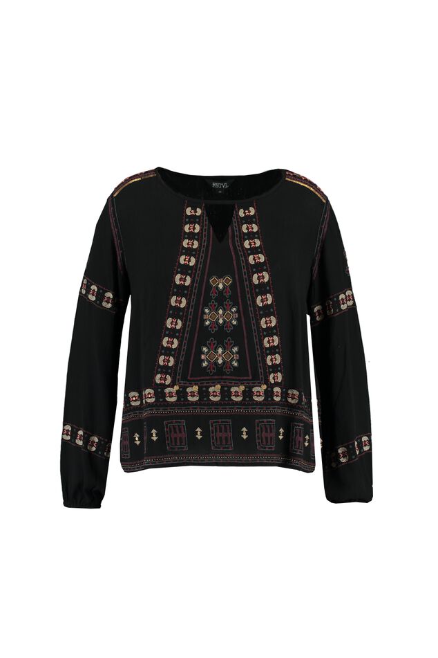 Blusa con bordados   image number 1