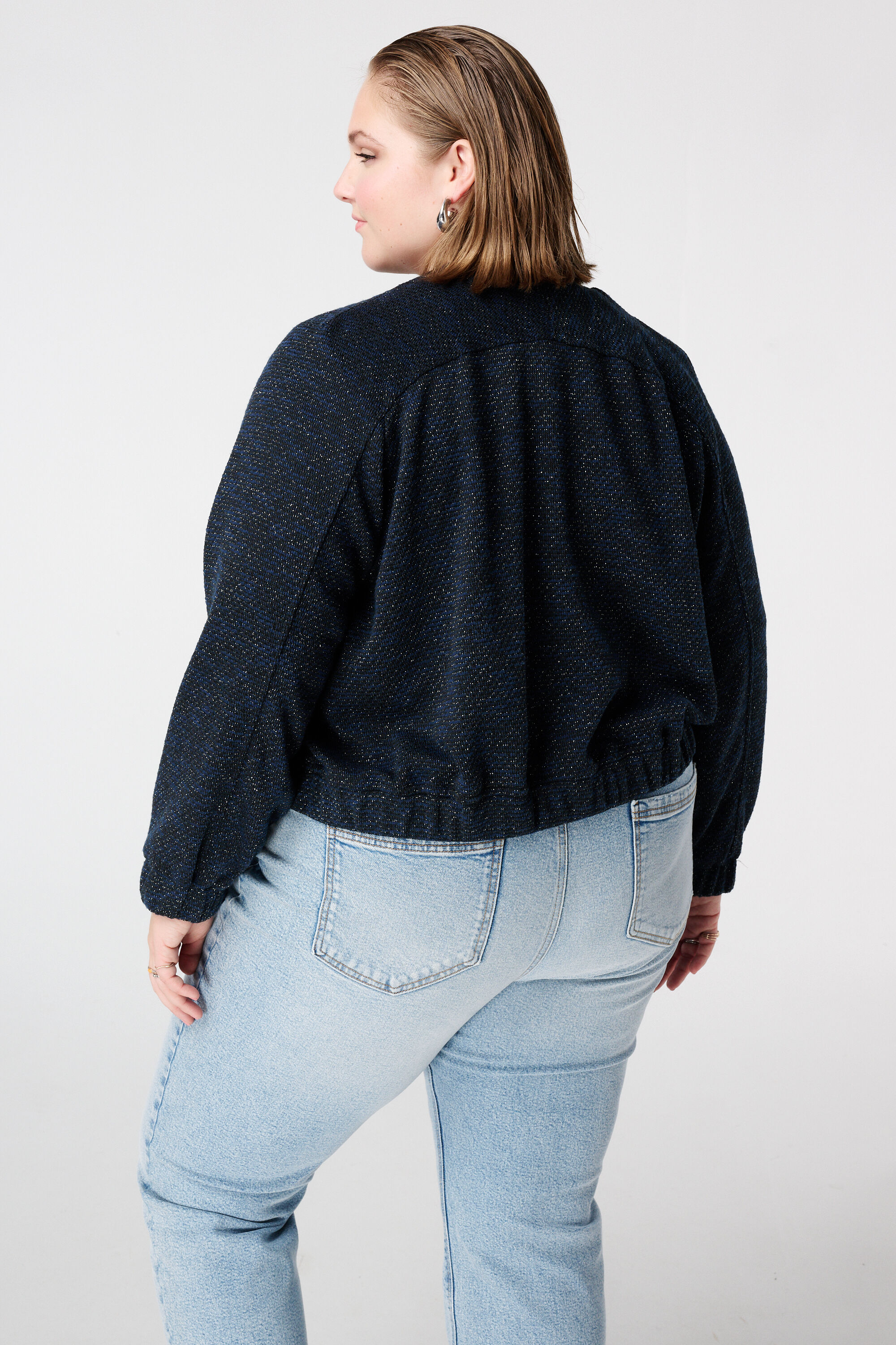 Bomber con lurex image number 3