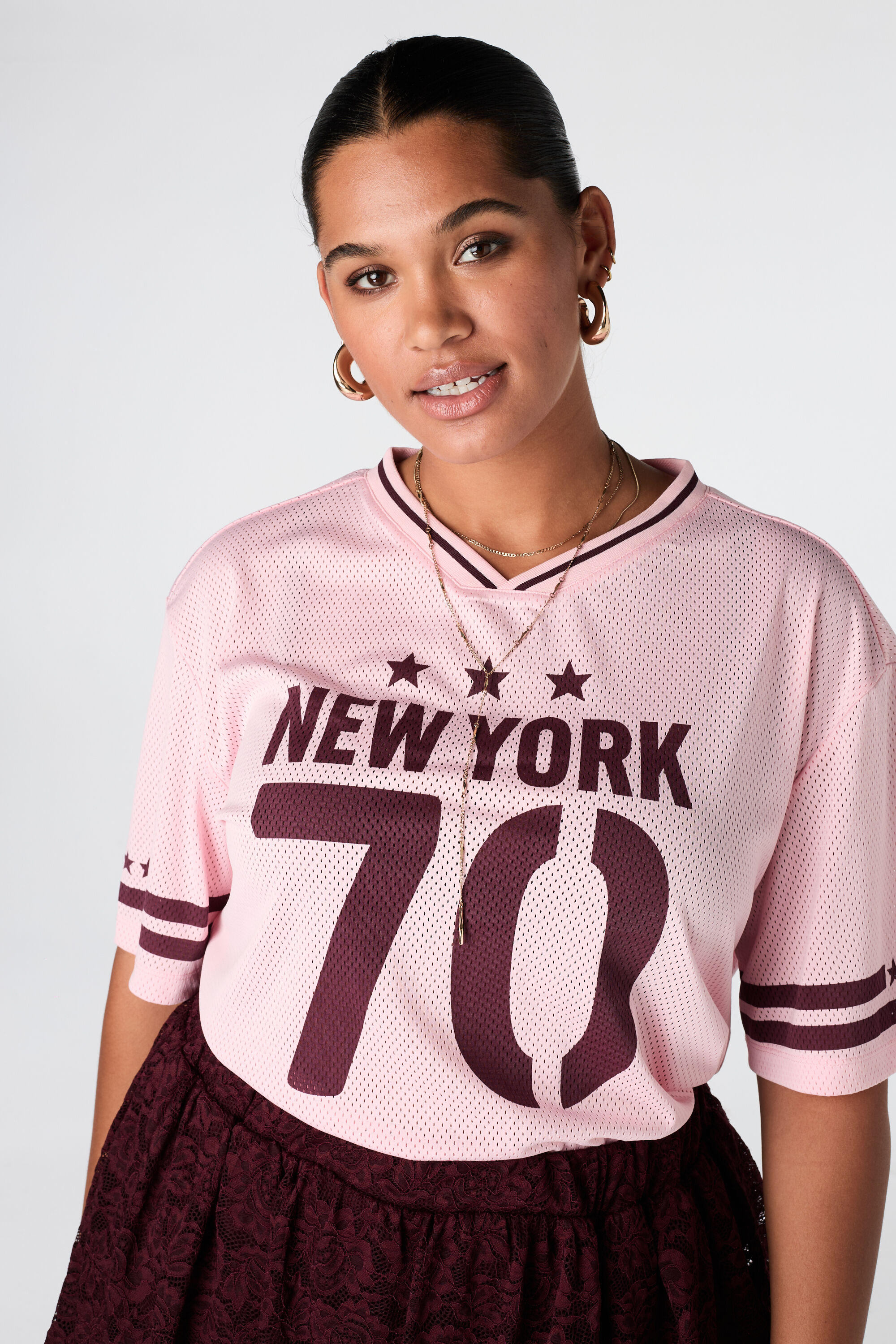 Jersey oversize con estampado deportivo image number 2