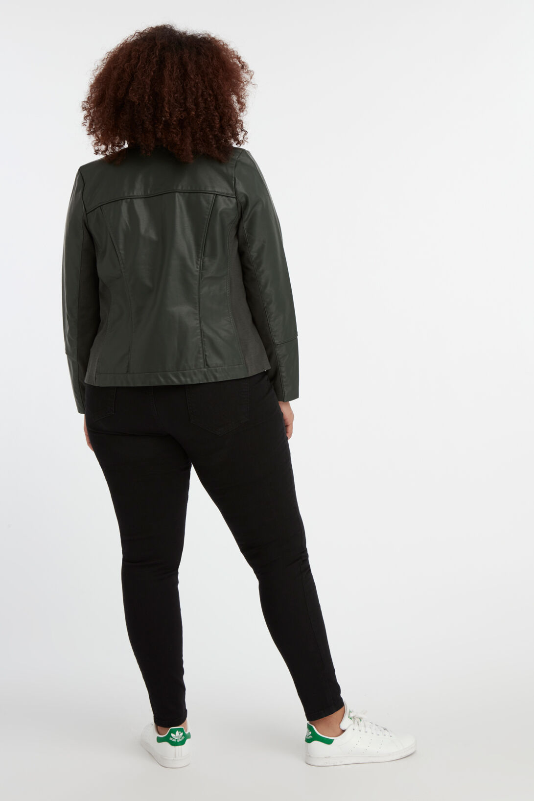 Cazadora de cuero sint&eacute;tico  image number 3