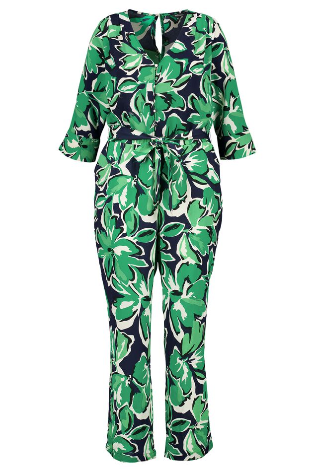 Mono con estampado floral verde image number 1