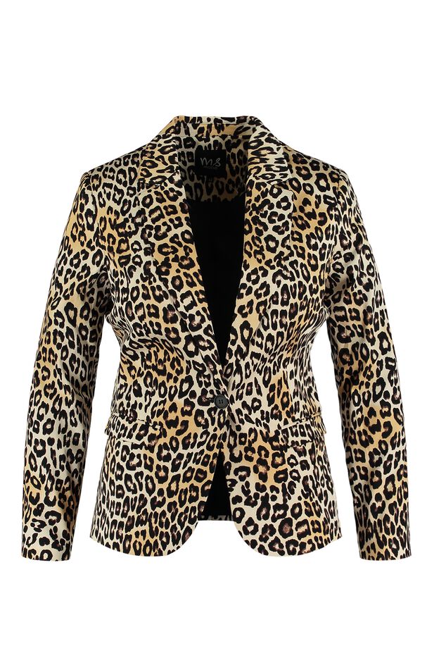 Blazer de animal print image number 1