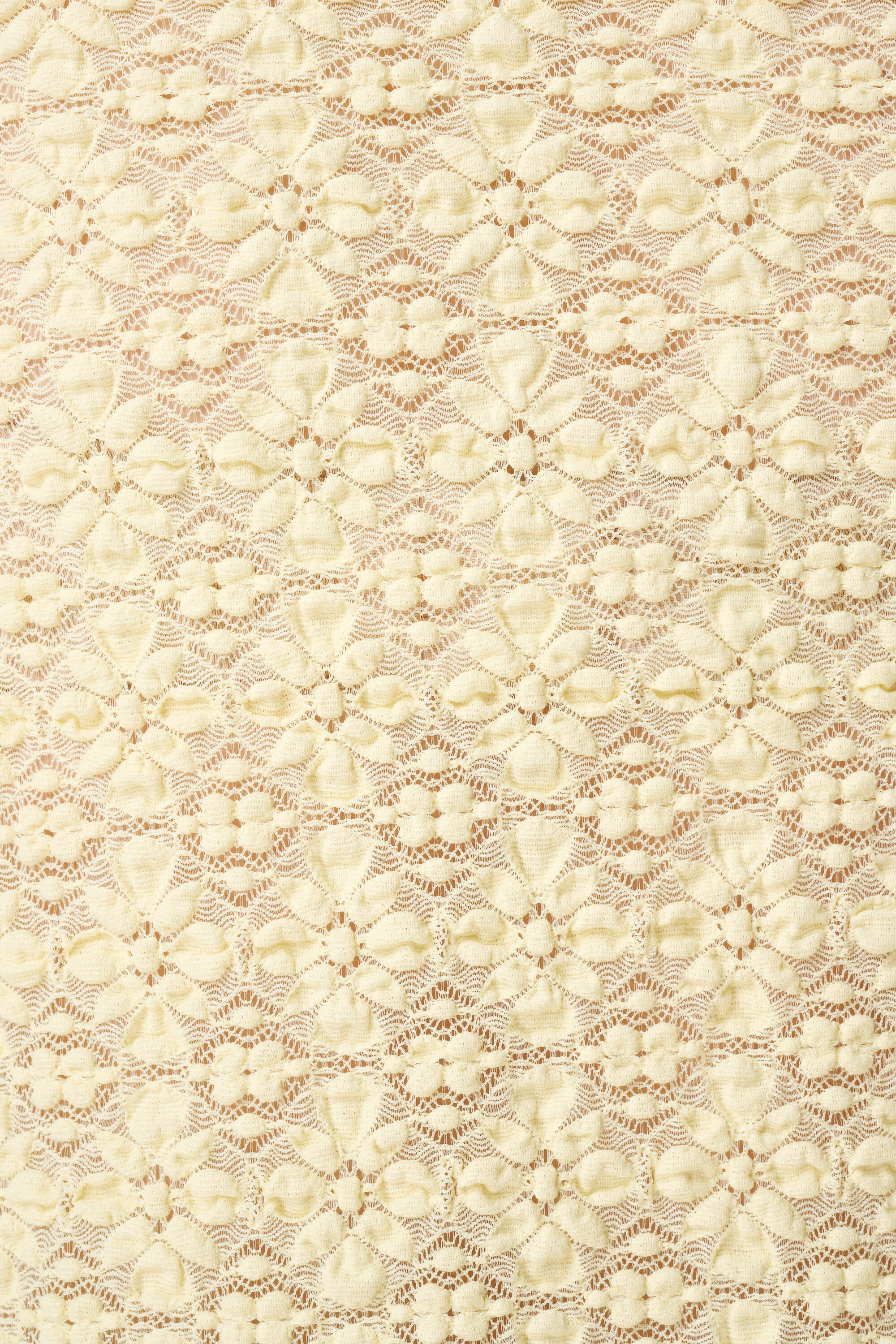 Top de encaje con manga corta image number 6