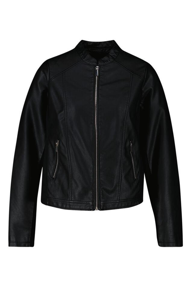 Chaqueta de cuero sintético  image number 1