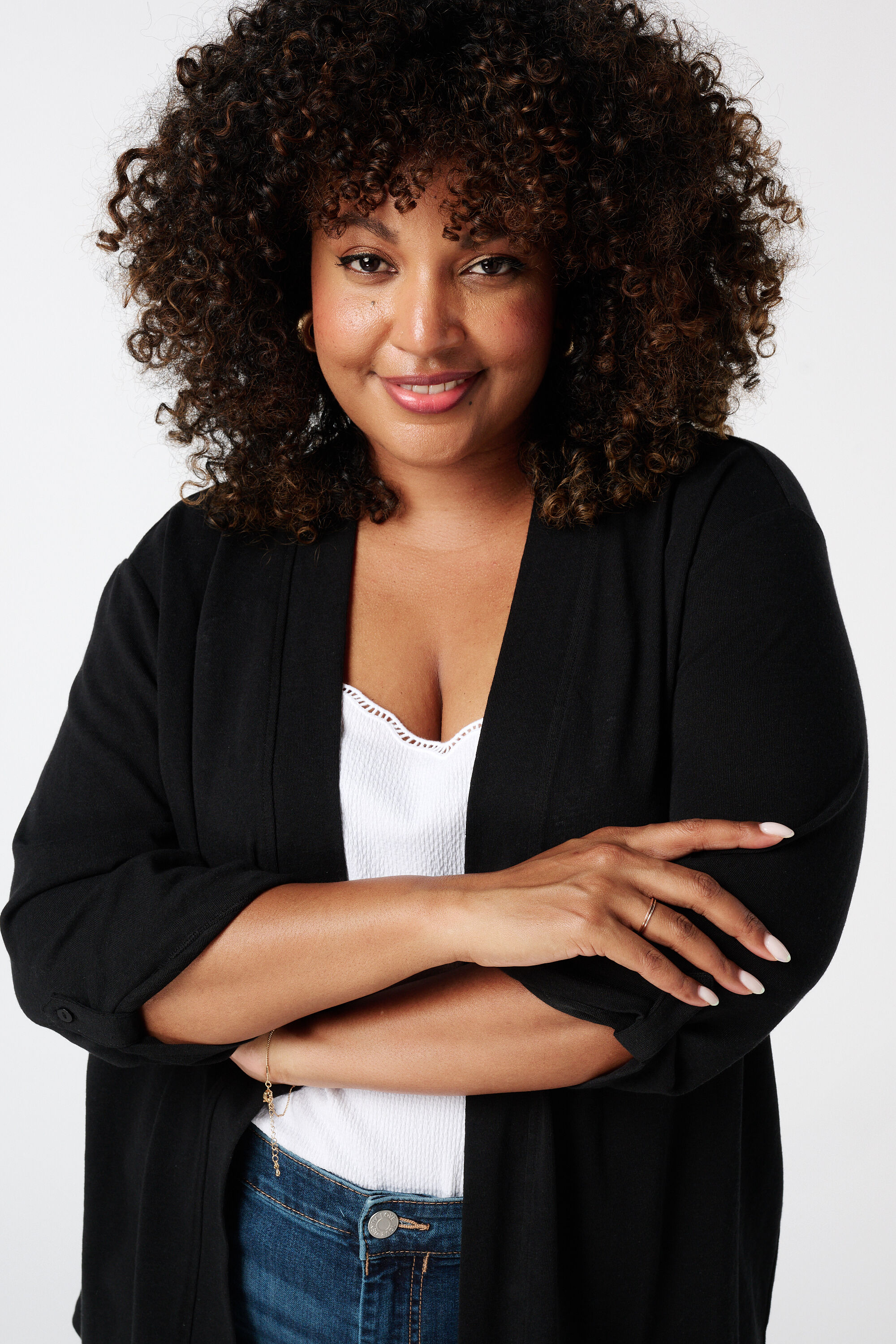 C&aacute;rdigan con manga tres cuartos image number 4