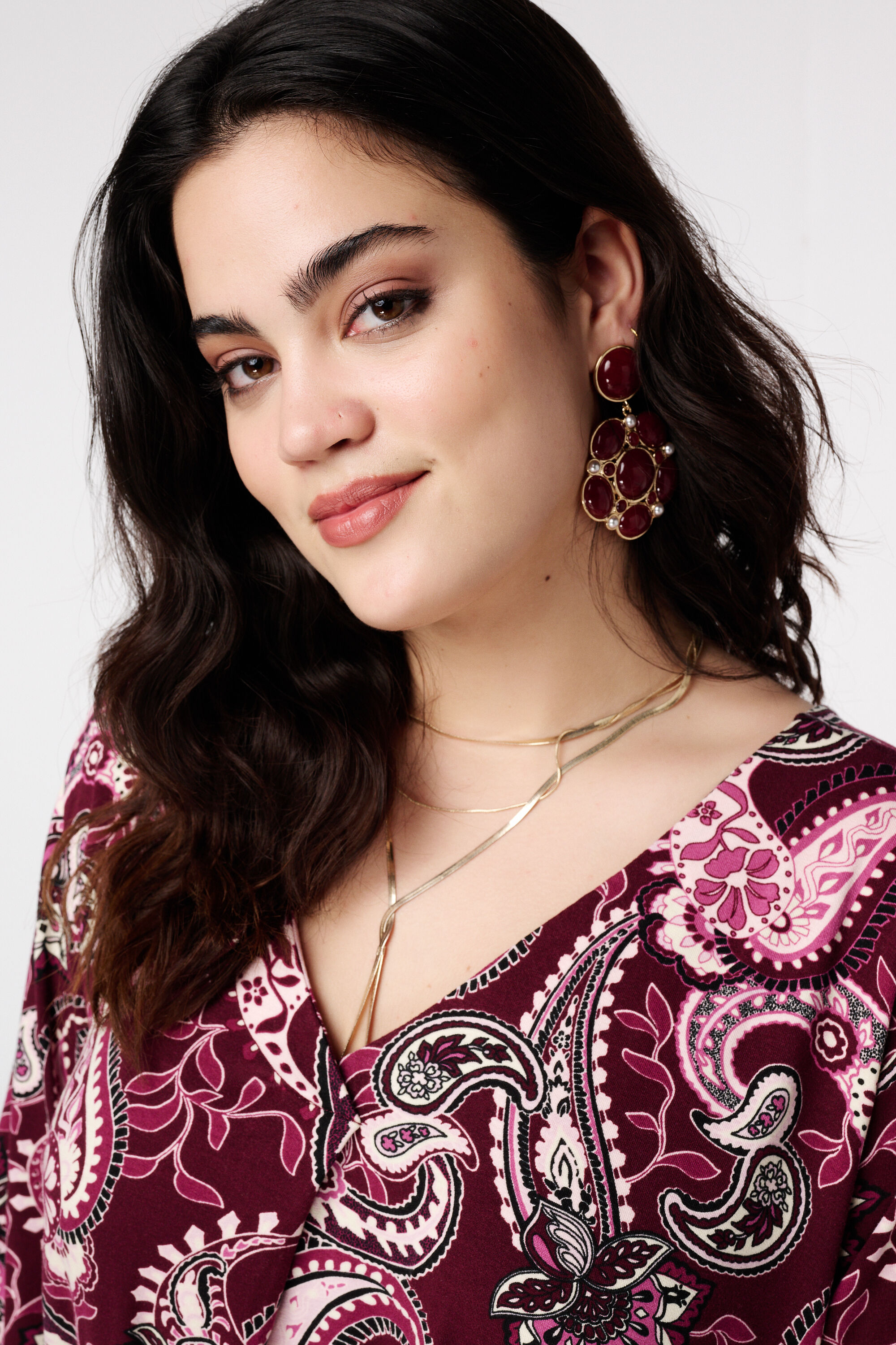 Top con estampado paisley image number 4