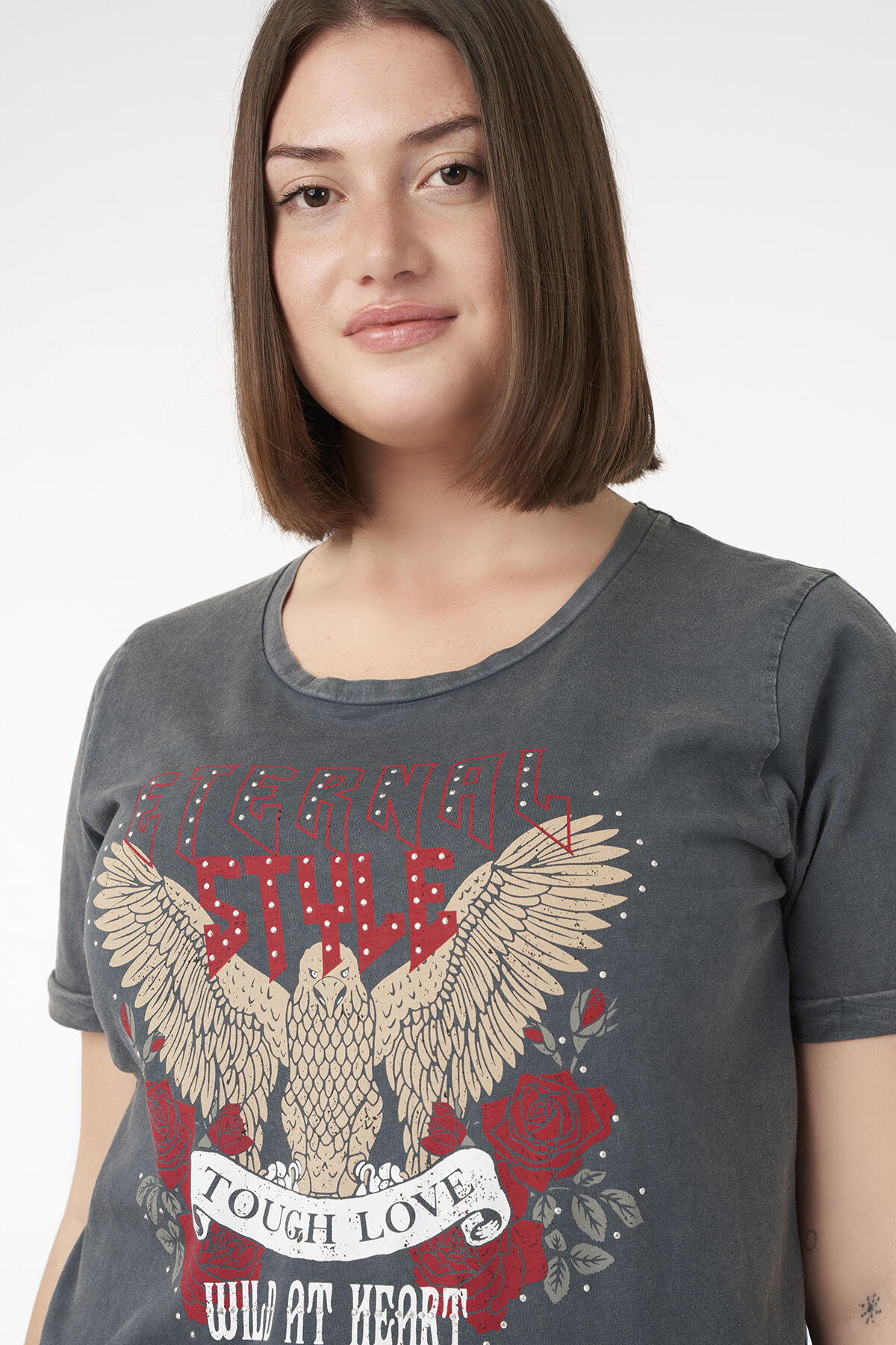 Camiseta con estampado de tendencia image number 4