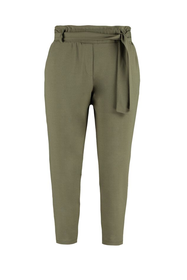 Pantalones con cinto image number 1