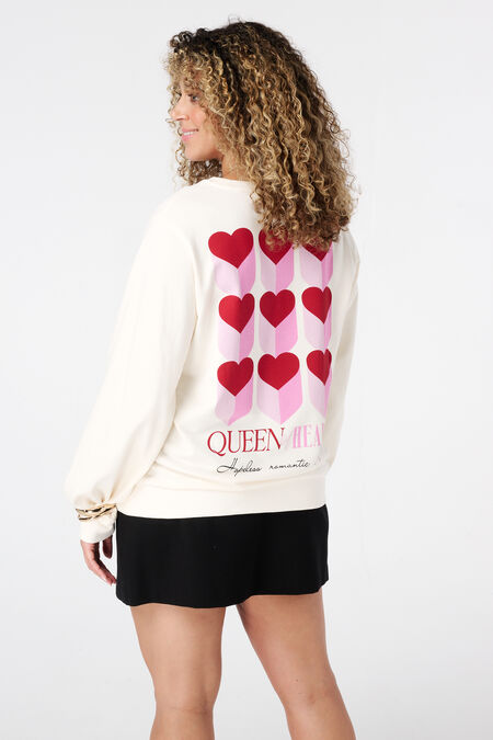 Suéter con estampado en la espalda Suéter con estampado en la espalda