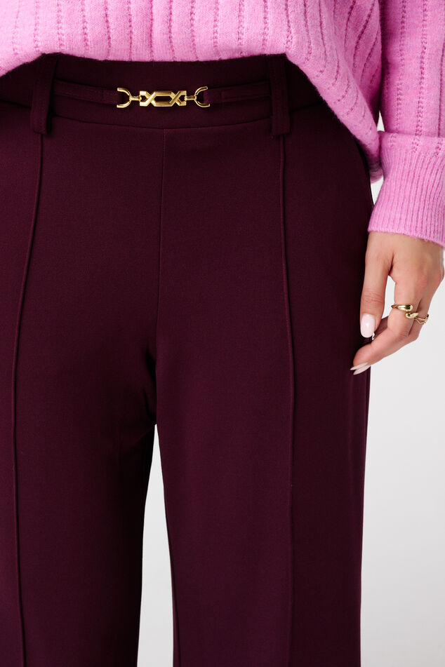 Pantalones con hebilla image number 4