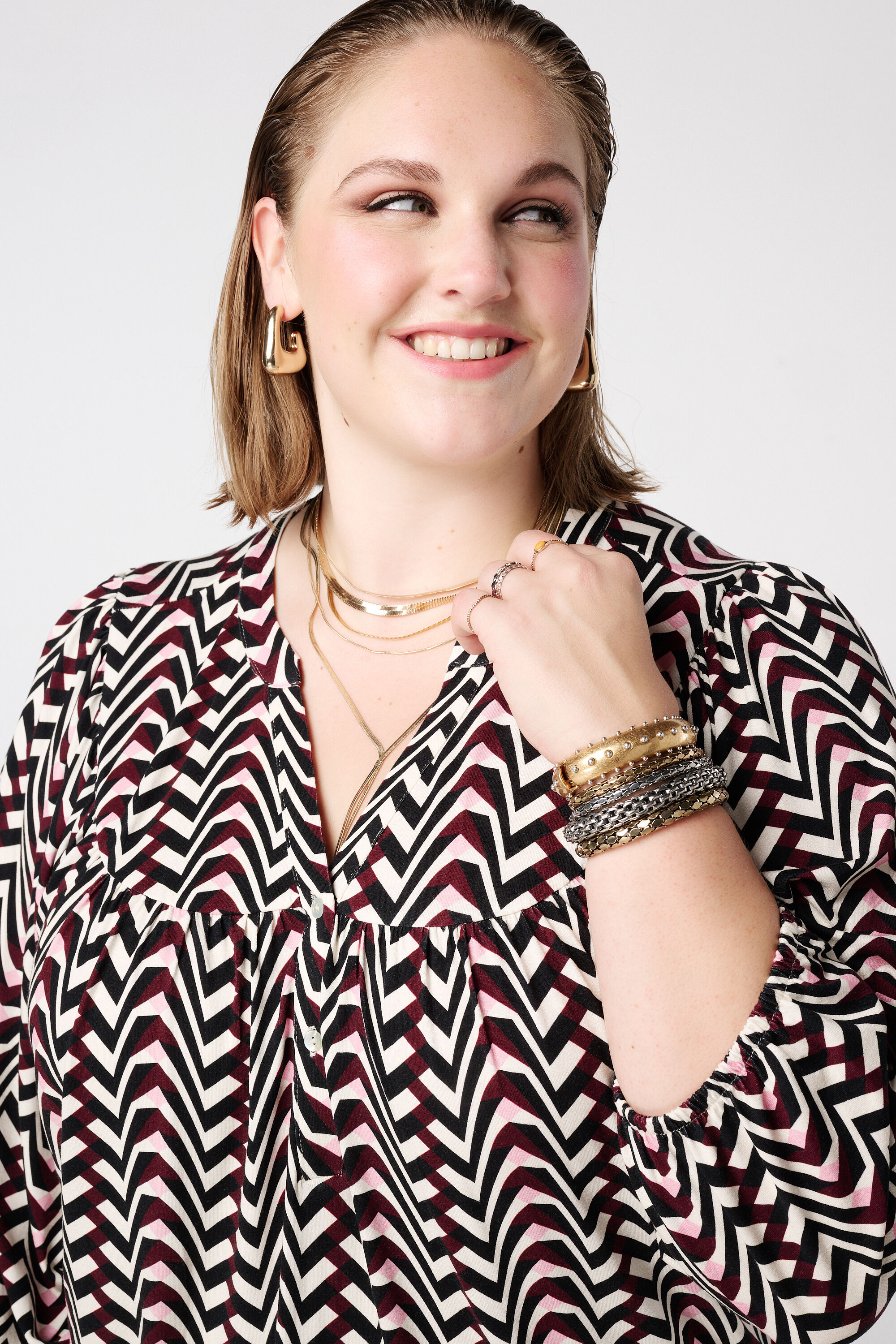 Top de punto con estampado image number 4