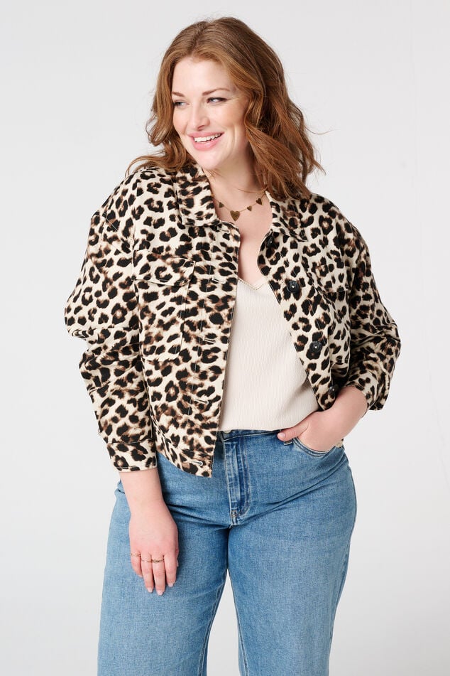 Chaqueta corta con botones image number 0