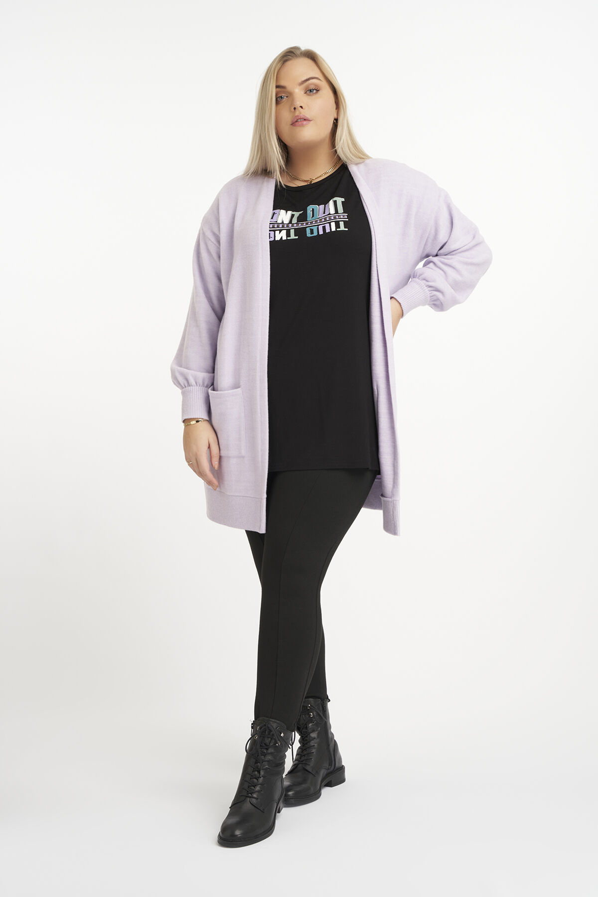 Tregging con cremalleras de adorno image number 5