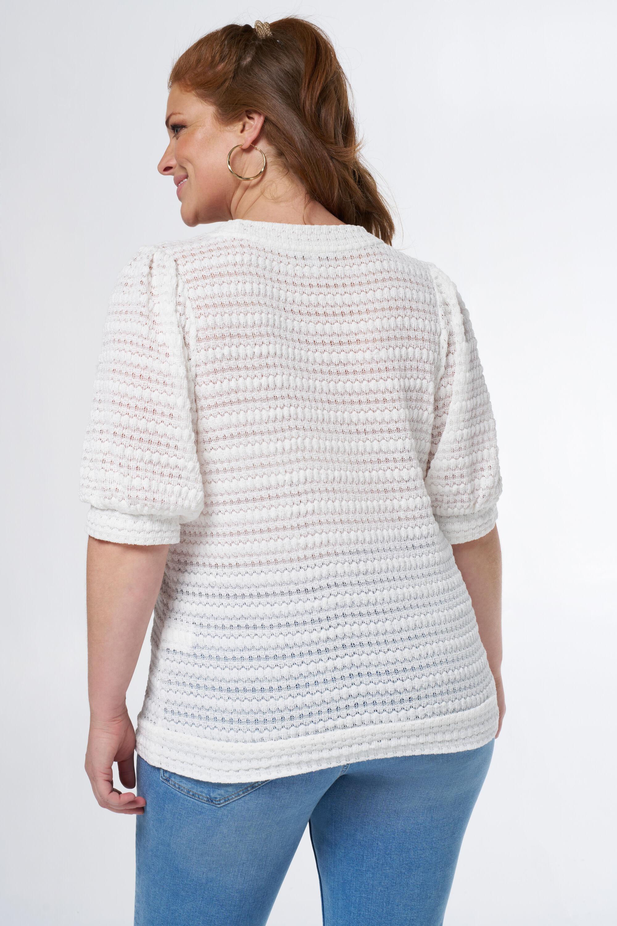 Top con manga globo image number 3