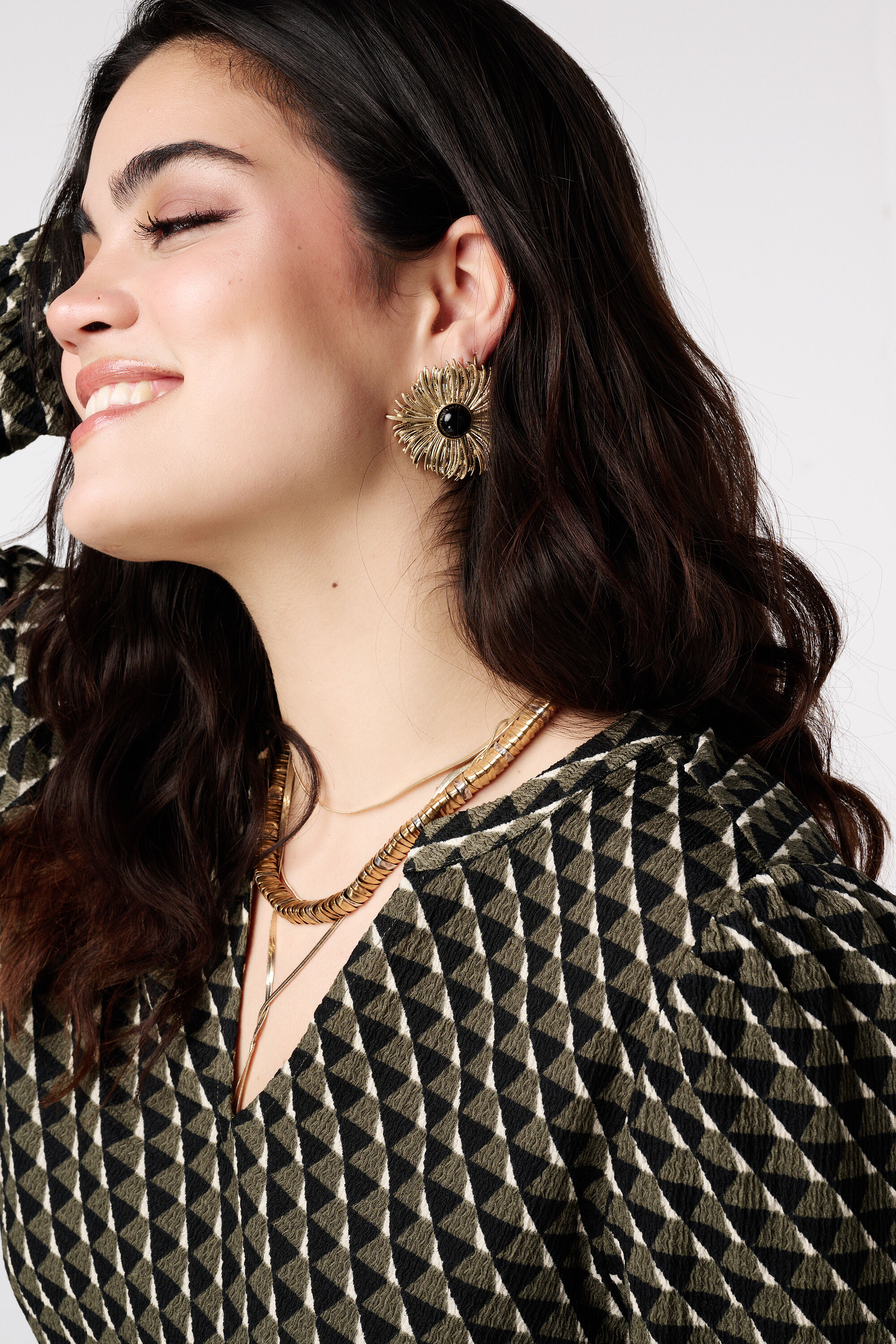 Top con estampado delicado image number 4