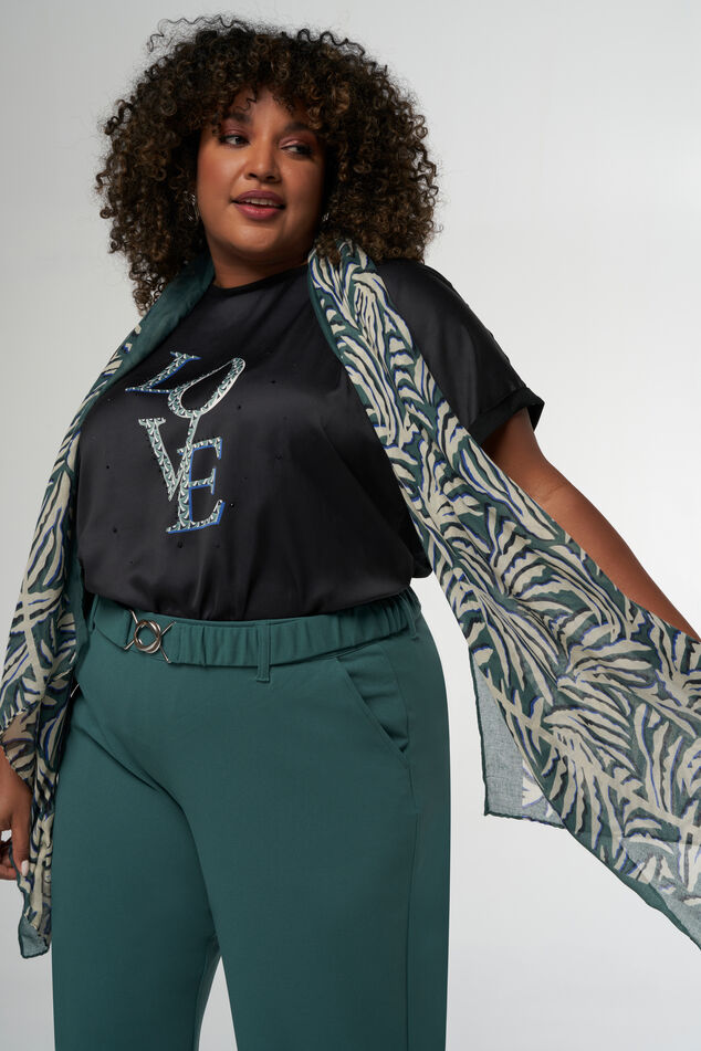 Bufanda con estampado  image number 0