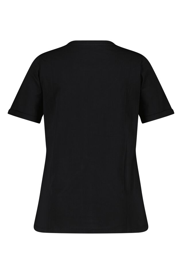 Camiseta con texto de algodón image number 2