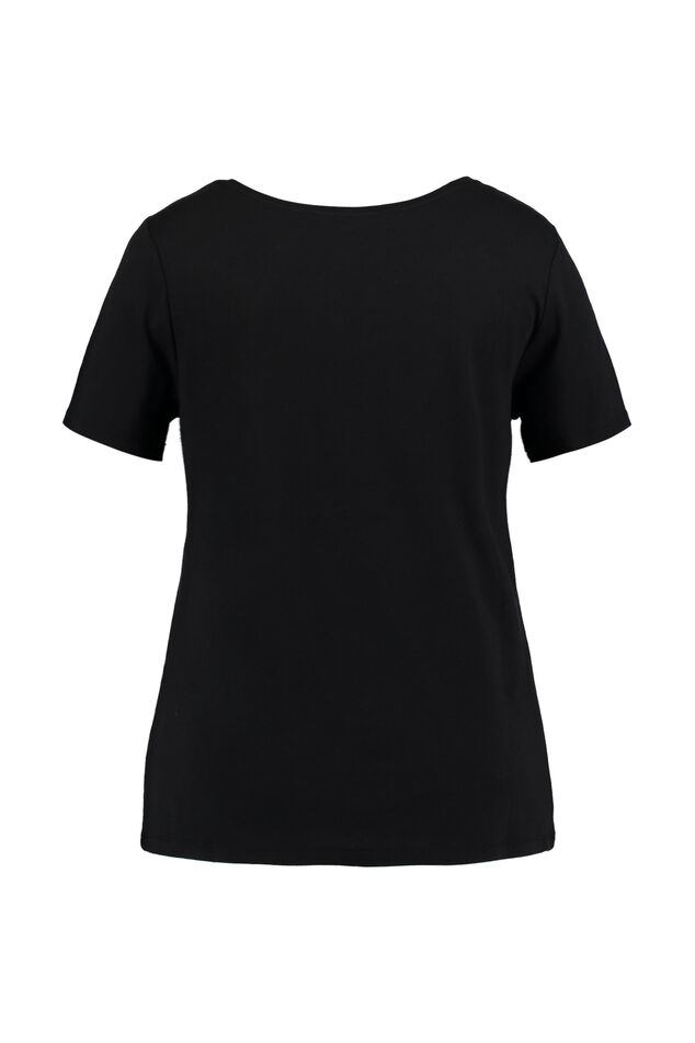 Camiseta con texto estampado image number 2