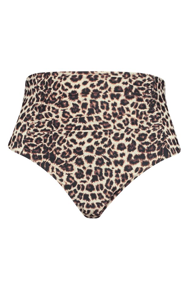 Braguita de bikini de talle alto con estampado image number 1