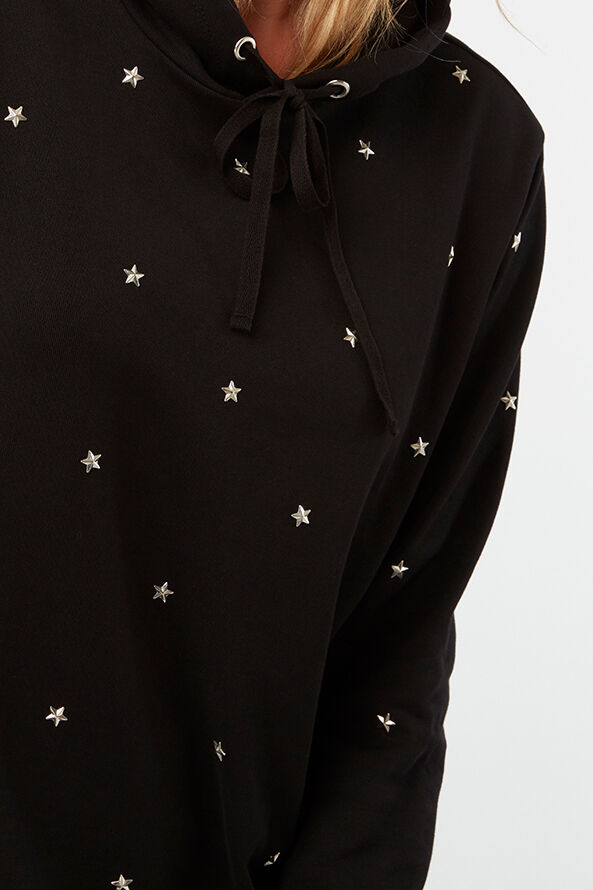 Su&eacute;ter de estrellas con capucha image number 5