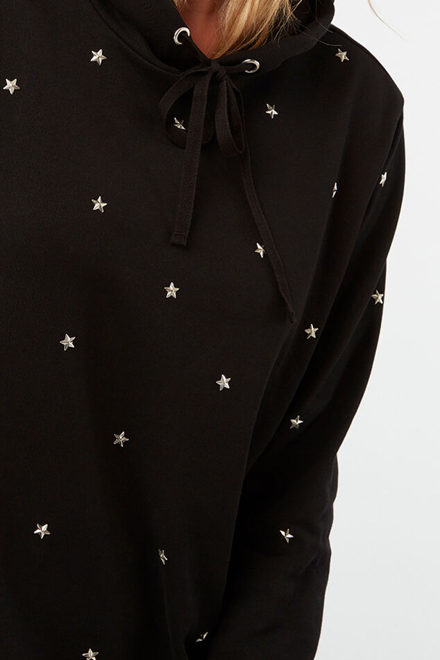 Suéter de estrellas con capucha image number 5