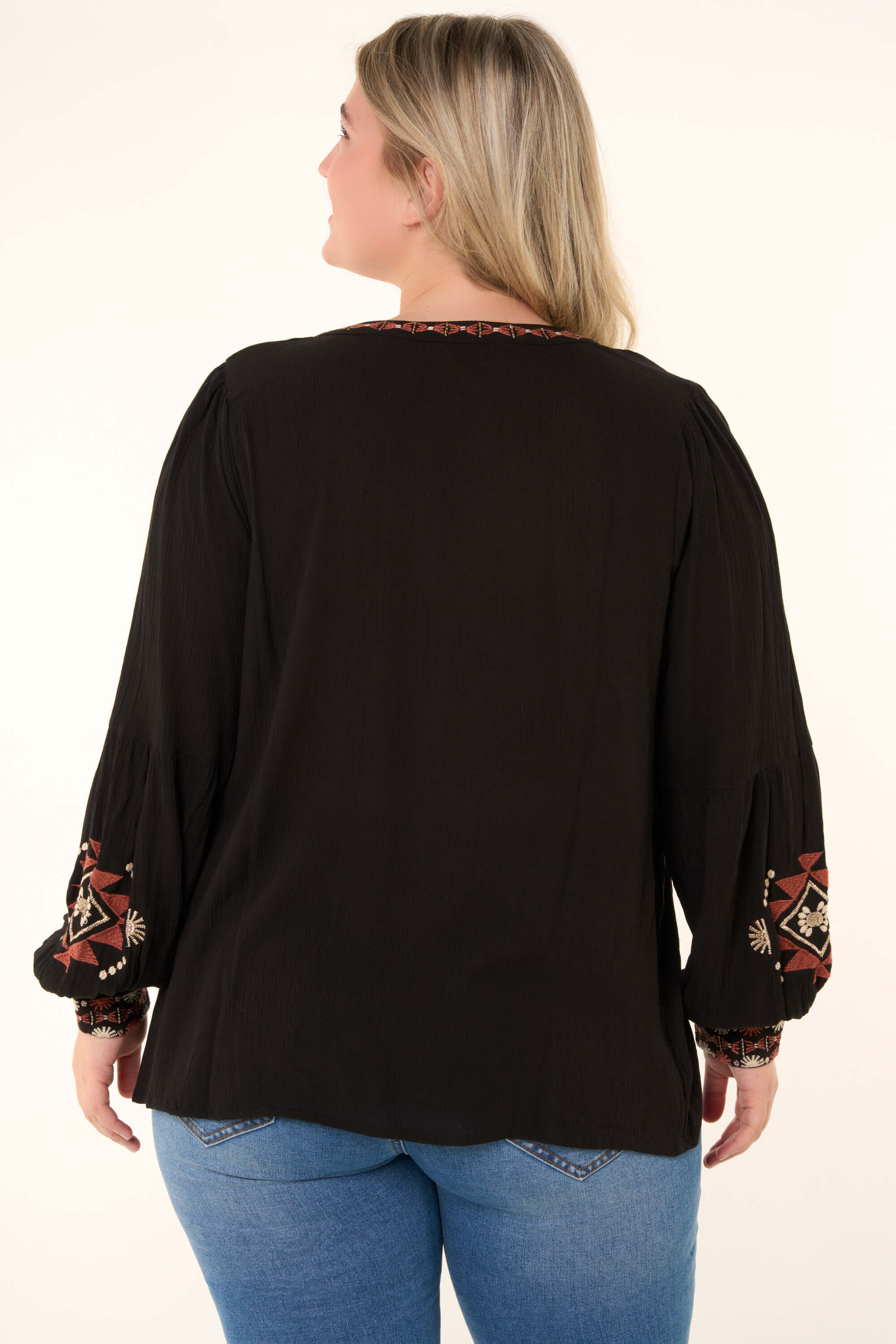 Blusa con manga globo image number 4