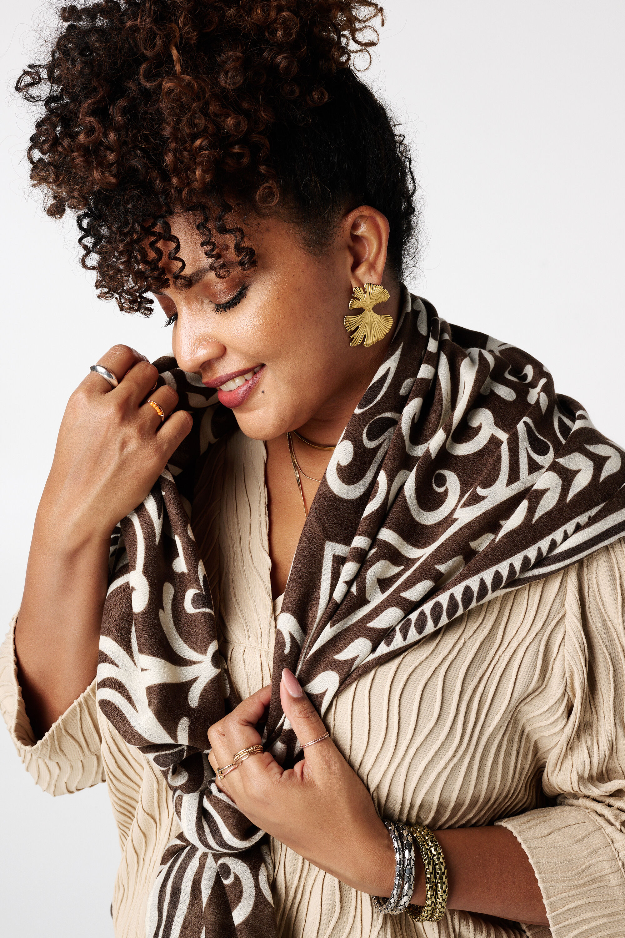 Pa&ntilde;uelo con estampado