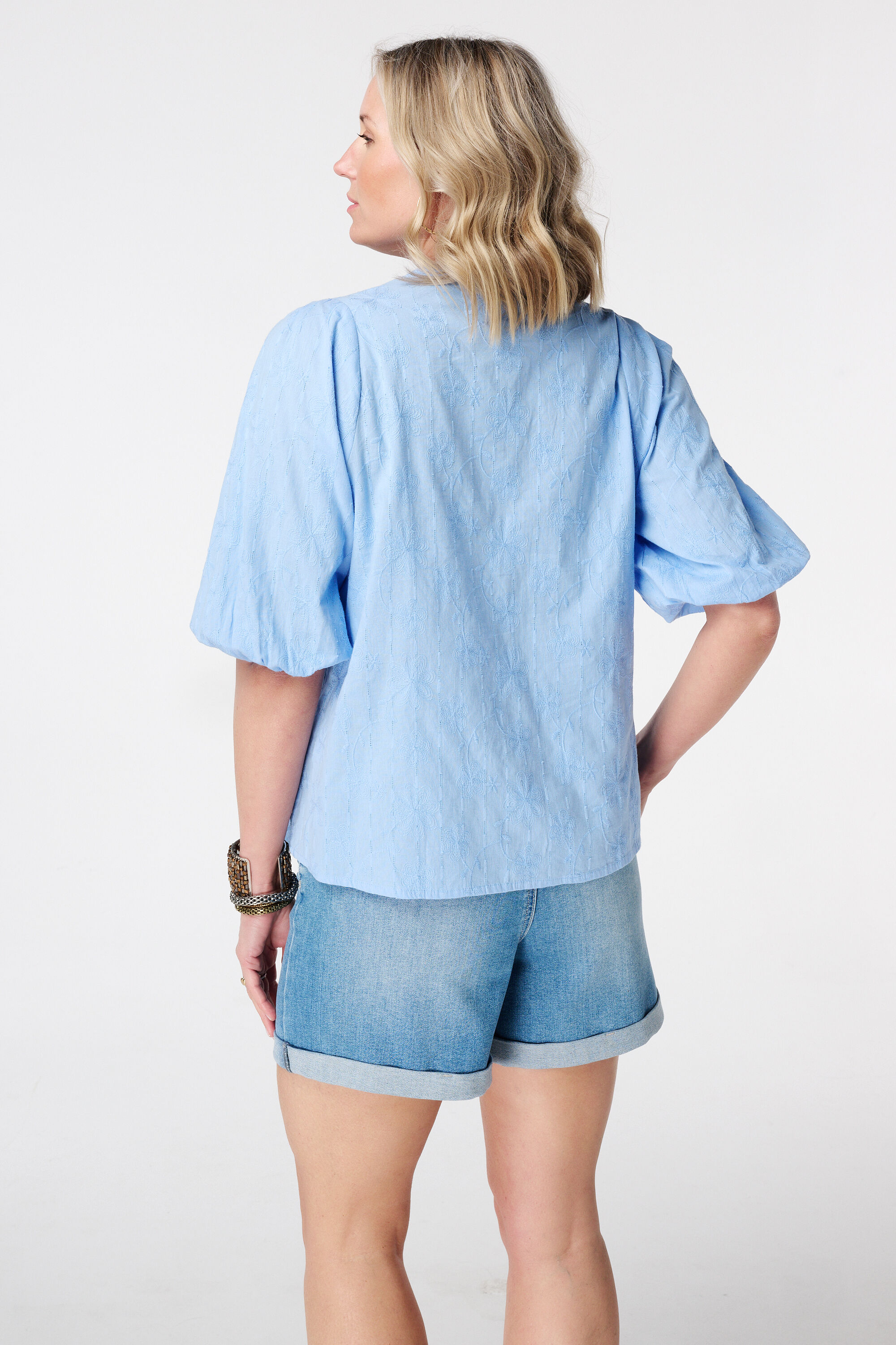Blusa de manga corta image number 3