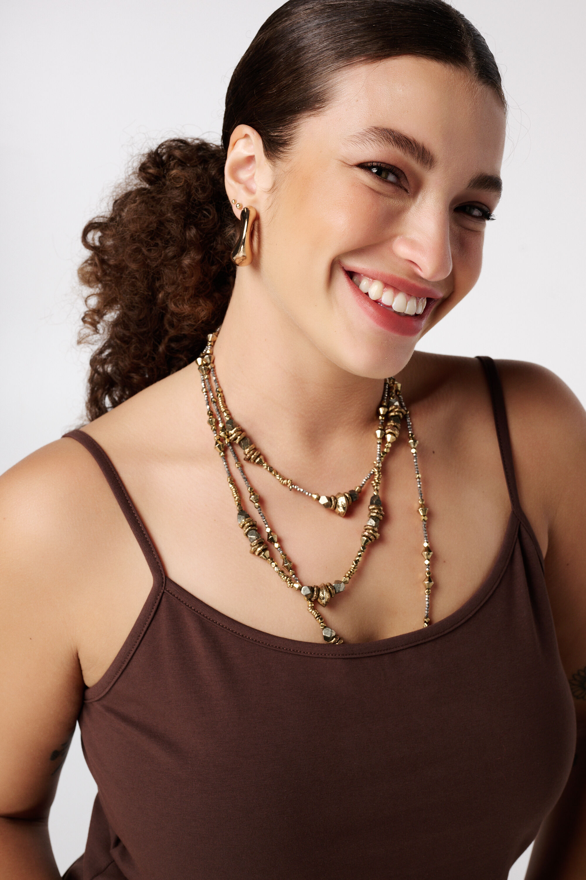 Top de espagueti con el&aacute;stico image number 4