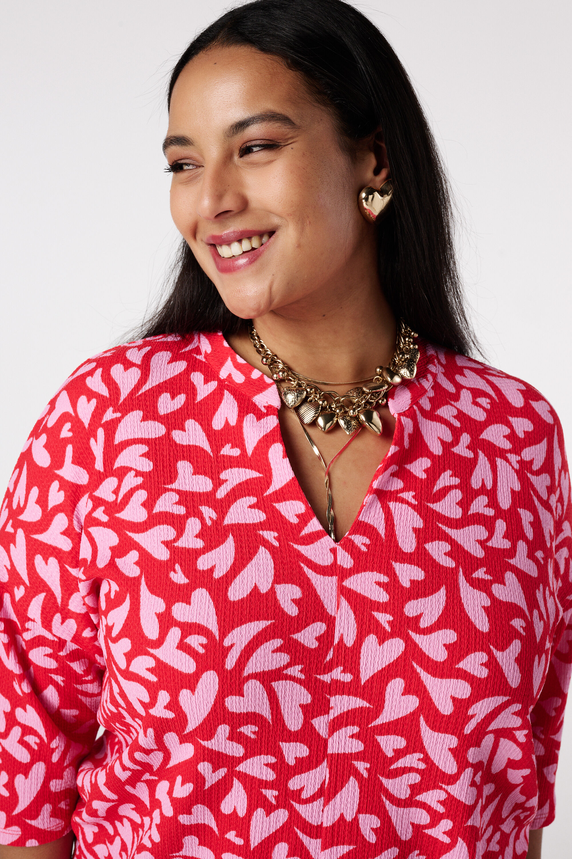 Top con mangas tres cuartos image number 4