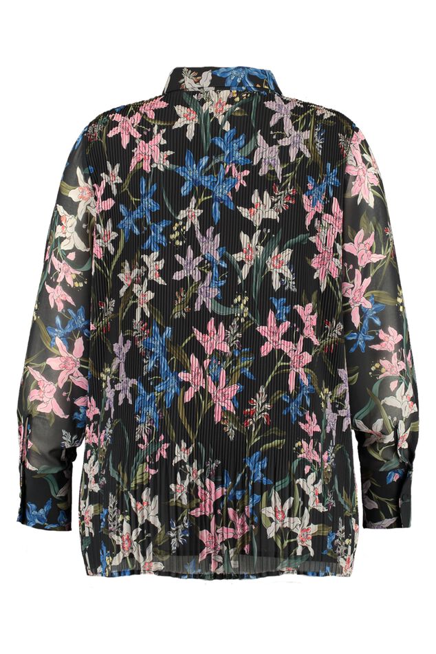 Blusa hecha de tejido plisado image number 2