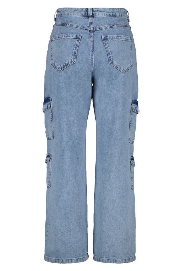 Vaqueros cargo de denim image number 3