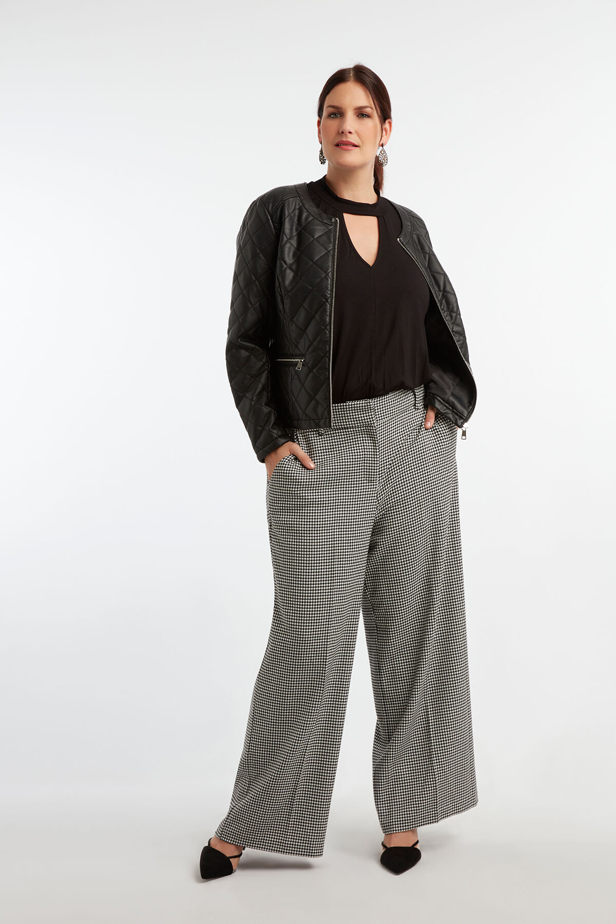 Chaqueta de cuero sint&eacute;tico image number 3