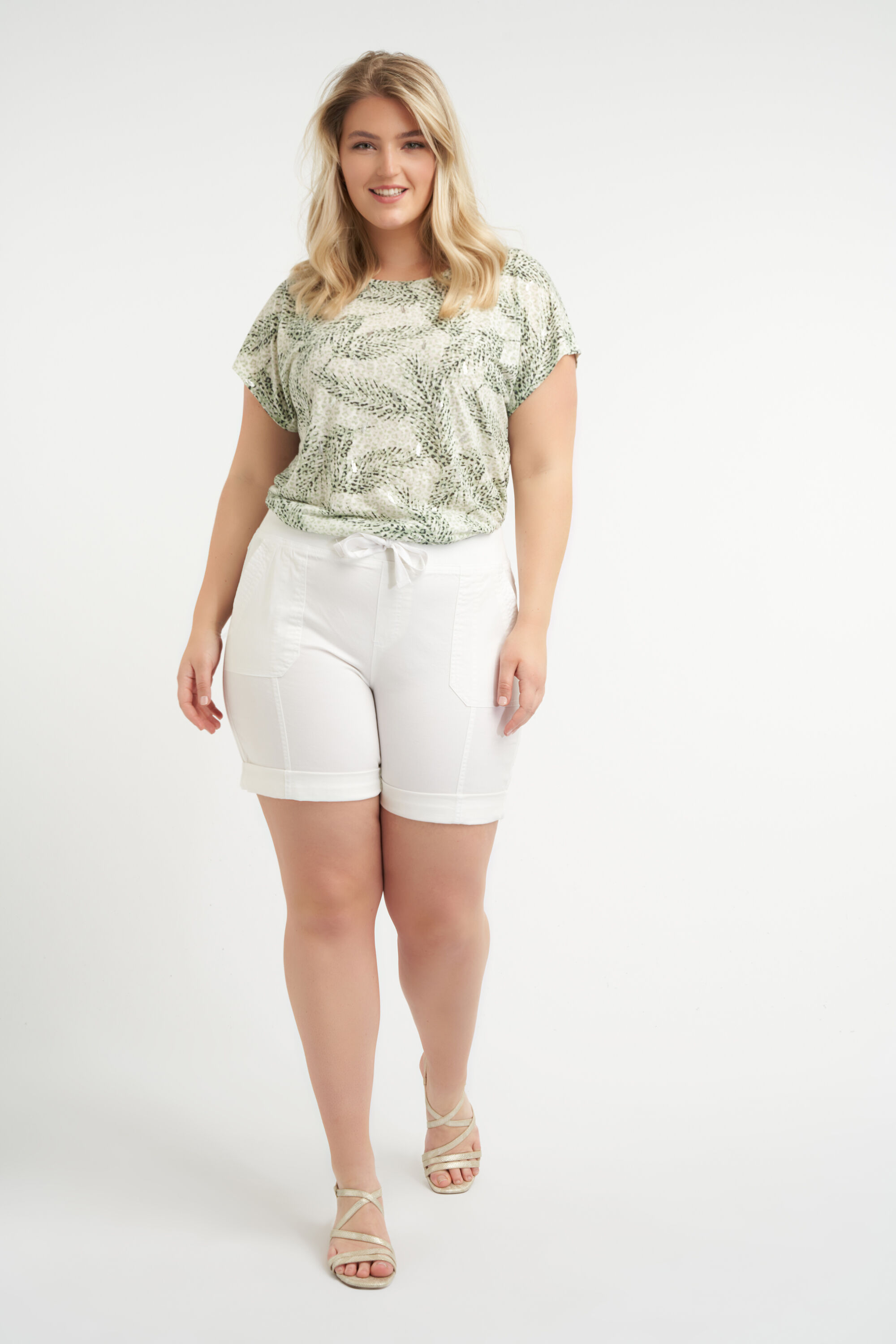 Mujeres Shorts con cintura el stica MS Mode