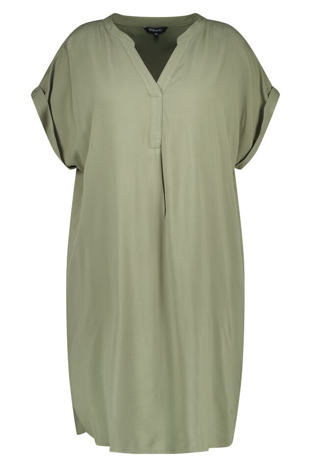 Vestido de corte holgado con escote en V  image number 1