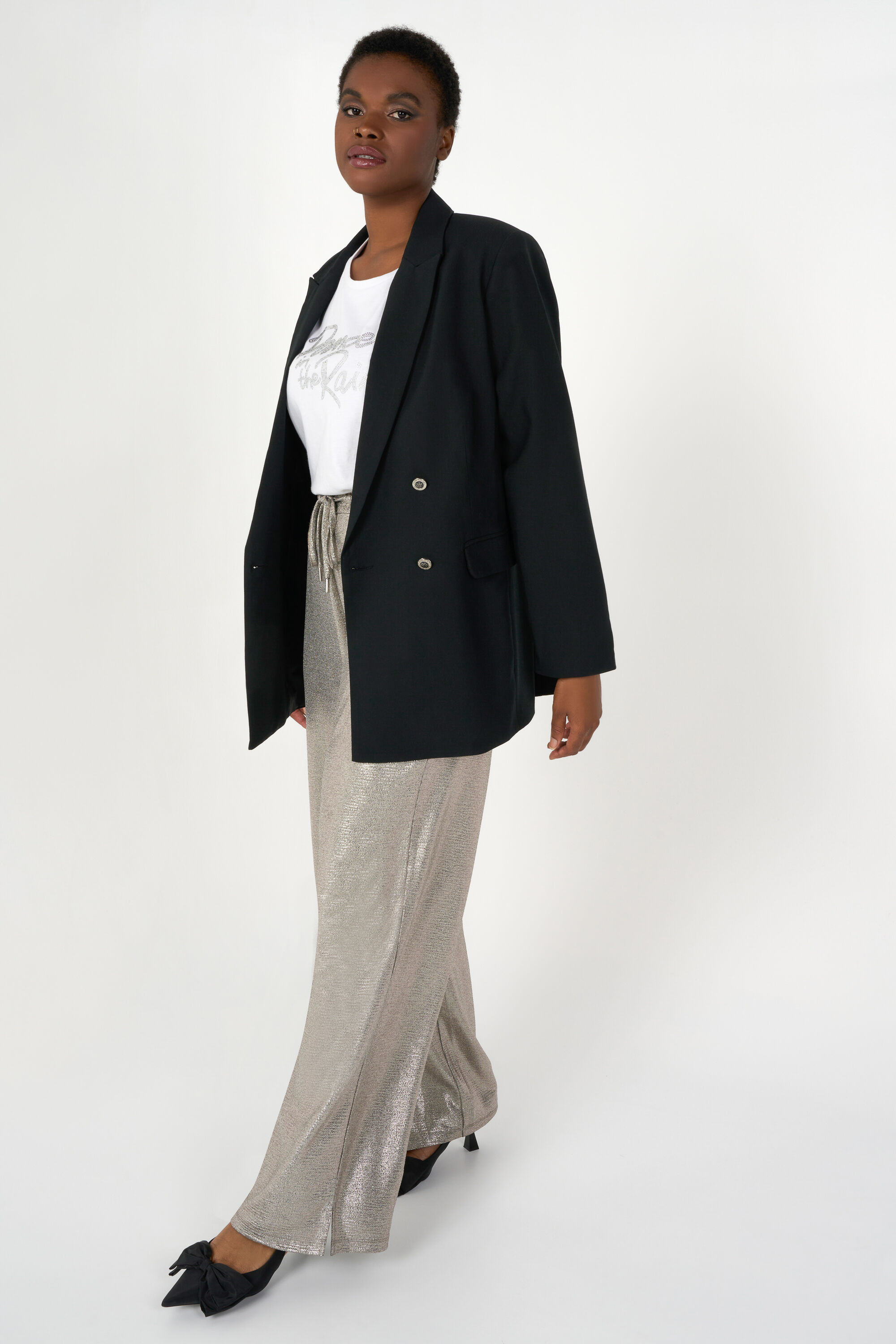 Blazer con doble pechera image number 5