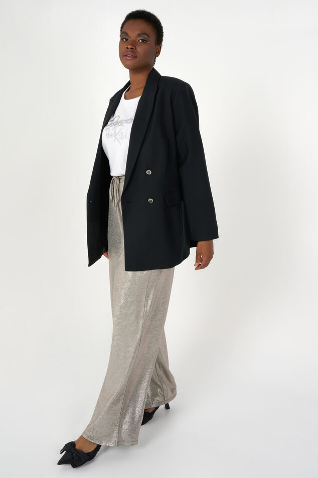 Blazer con doble pechera image number 5