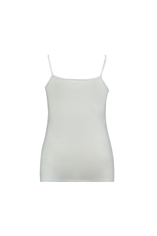 Camisola de algodón con tirantes finos image number 2