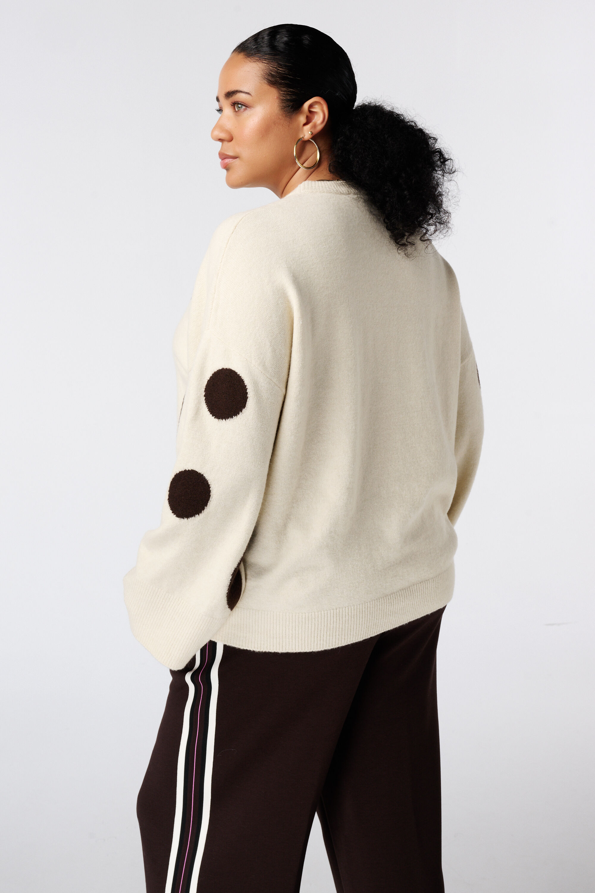 Jersey con estampado de lunares image number 3
