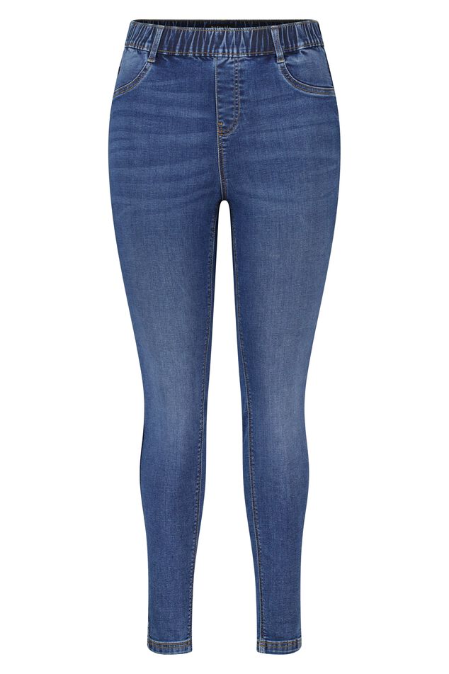 Treggings con aspecto denim image number 1