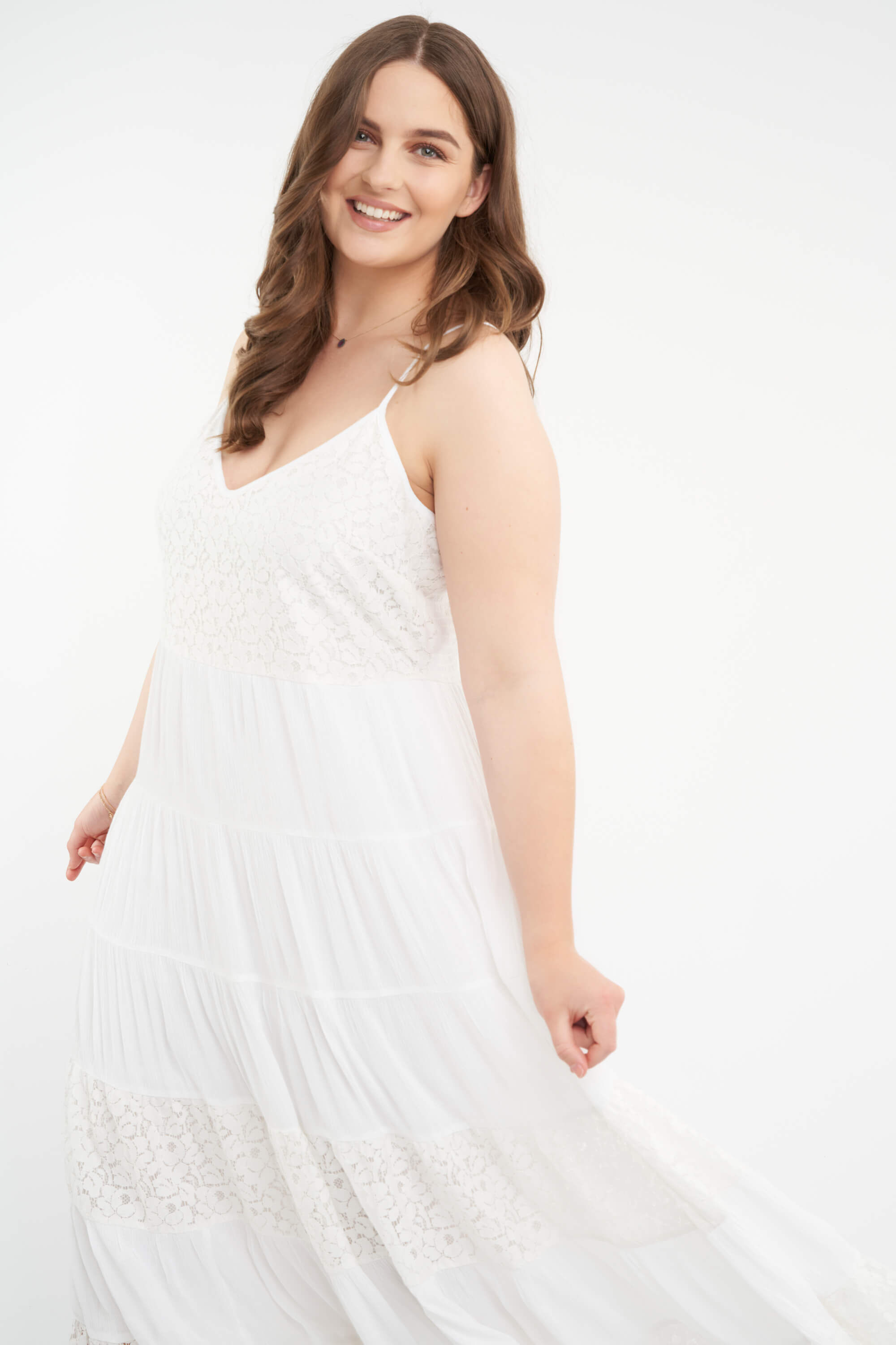 Vestido con corte en A image number 5