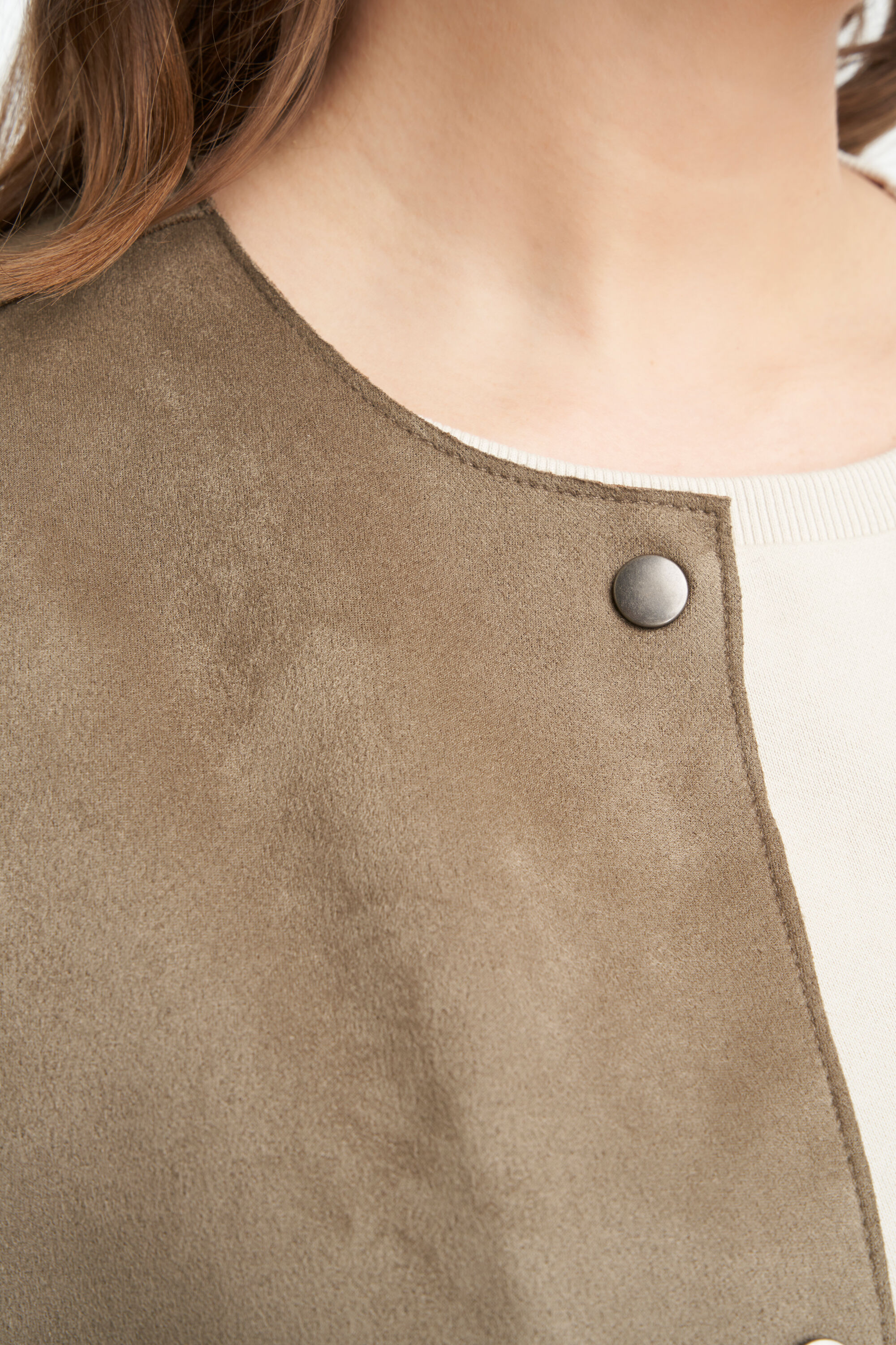 Chaqueta de antelina image number 6