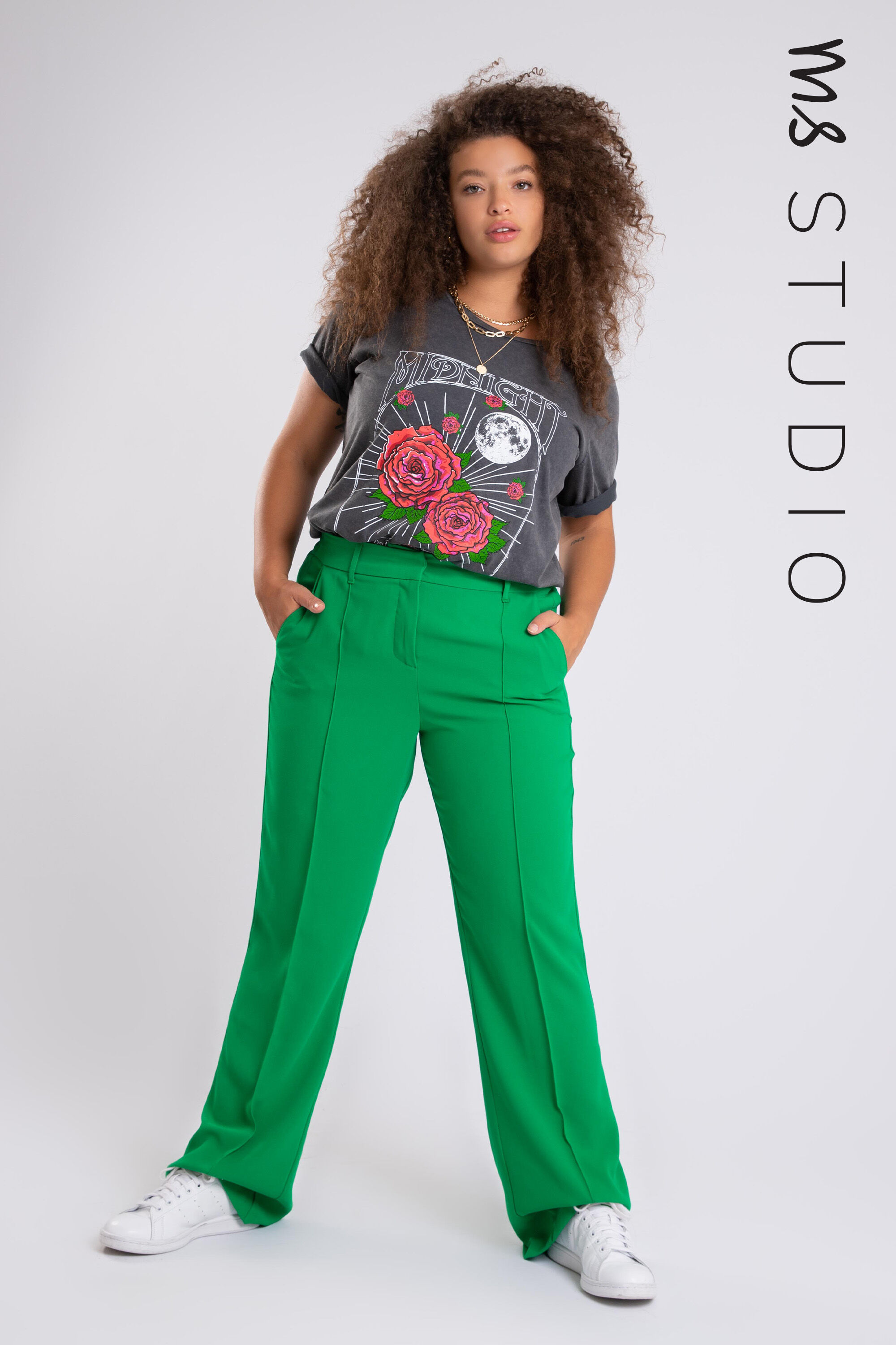 Mujeres Pantalones de pernera ancha MS Mode