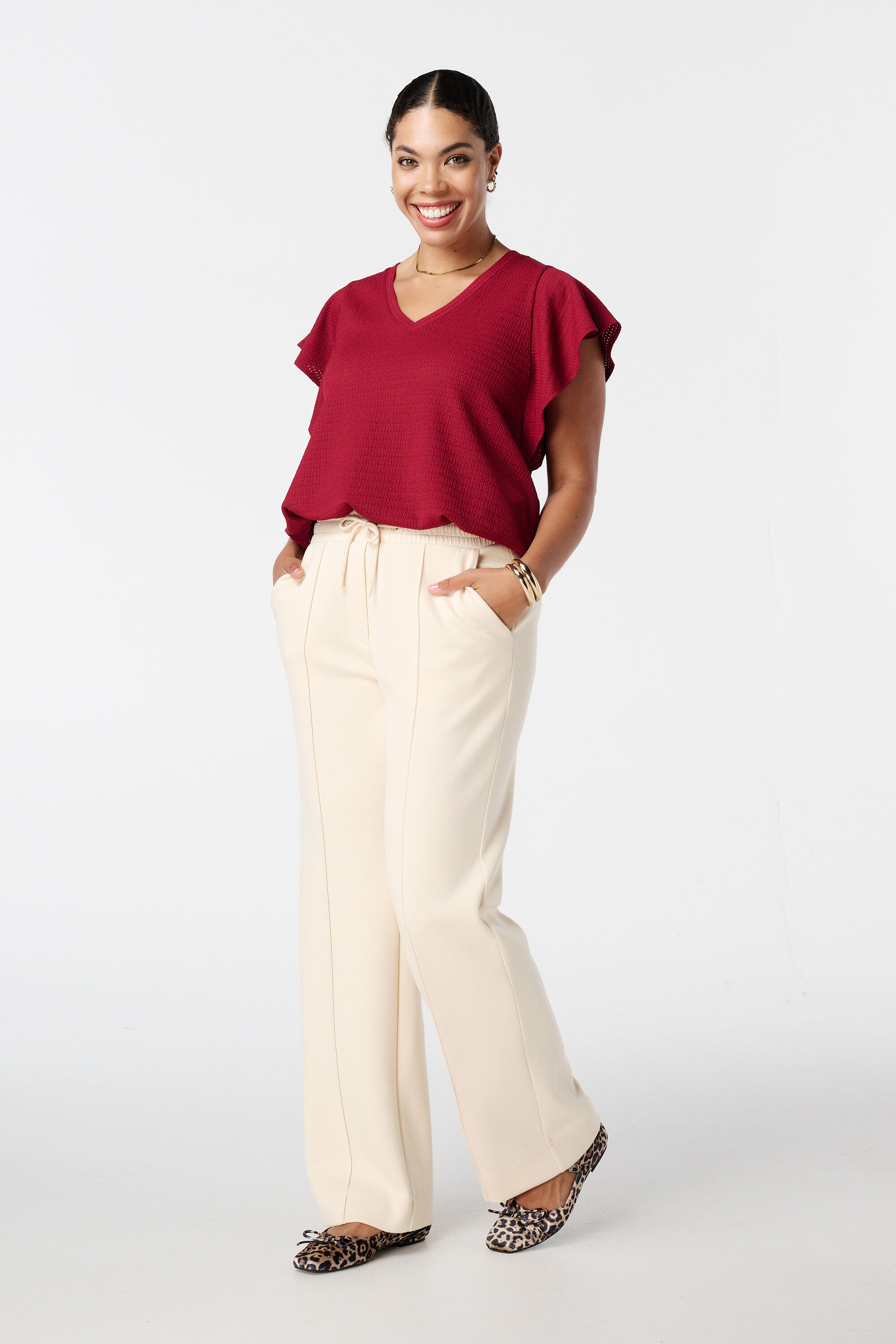 Top con manga mariposa image number 5