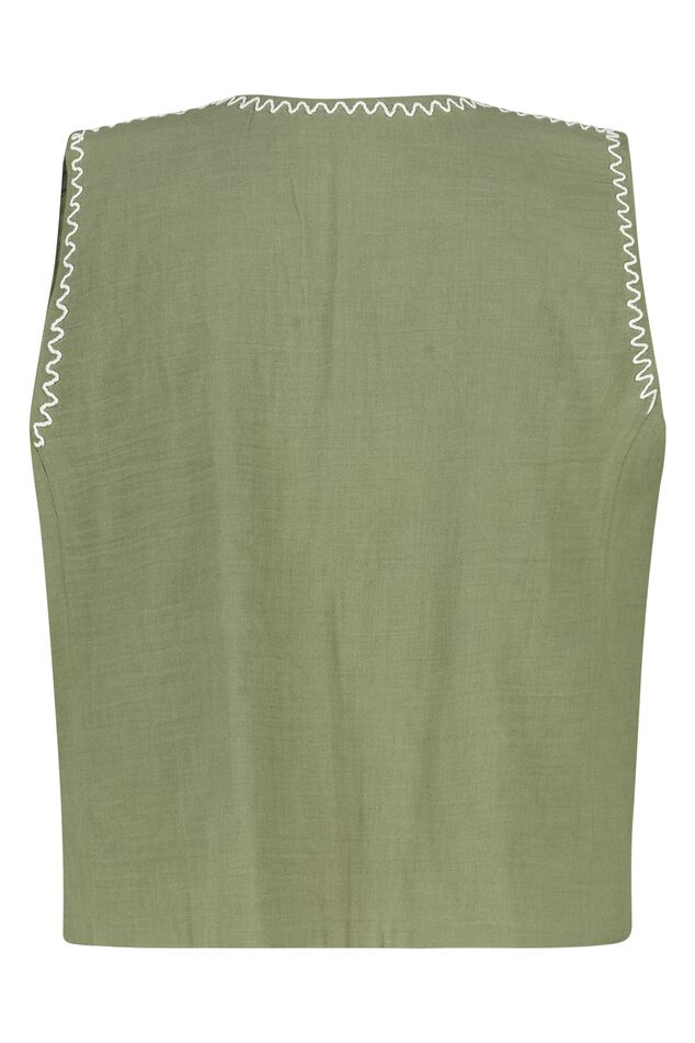 Chaleco con bordado  image number 2