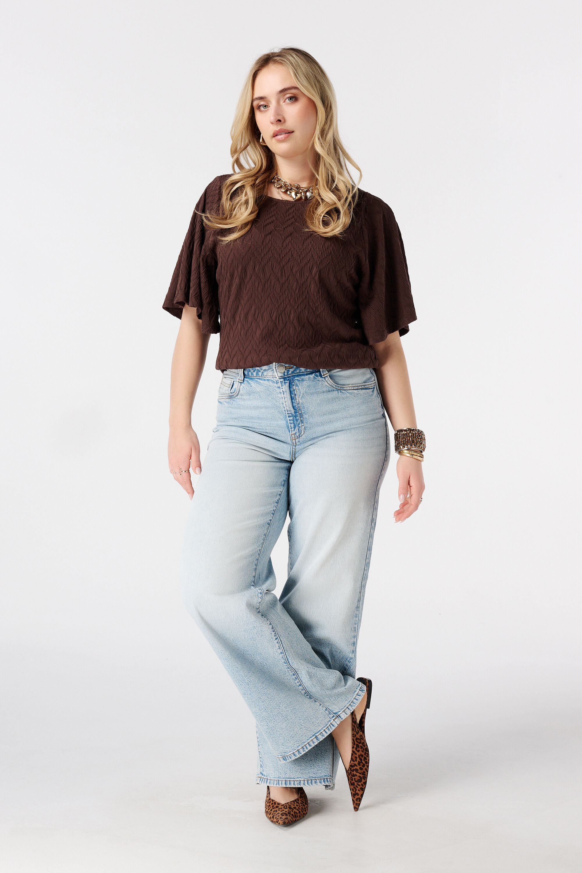 Top con escote barco image number 5