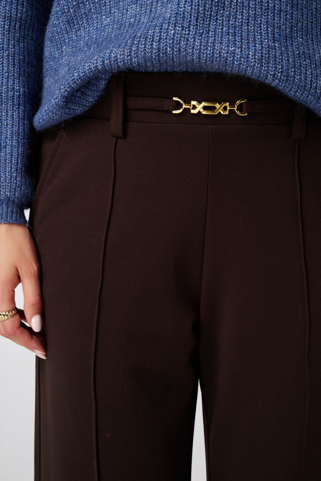 Pantalones con hebilla image number 4