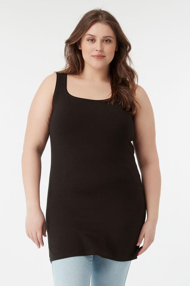 Camisola larga de algodón image number 5